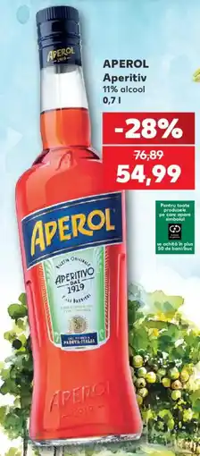 Kaufland Aperol aperitiv Ofertă