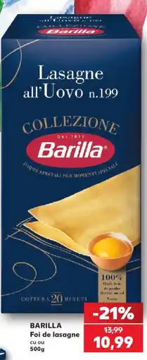 Kaufland Barilla Foi de lasagne Ofertă