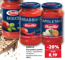 Kaufland Barilla Sos pentru paste Ofertă