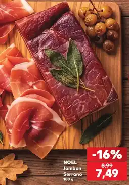 Kaufland Noel Jambon Serrano Ofertă