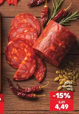 Kaufland Noel chorizo Ofertă