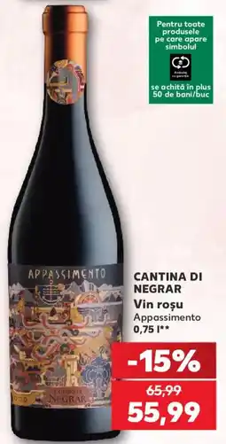Kaufland Cantina di Negrar Vin roșu Appassimento Ofertă