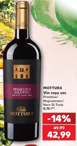 Kaufland Mottura vin roșu sec Ofertă