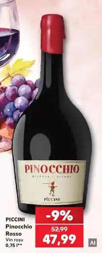 Kaufland Piccini Pinocchio Rosso Ofertă