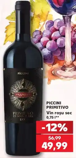 Kaufland Piccini primitivo Ofertă