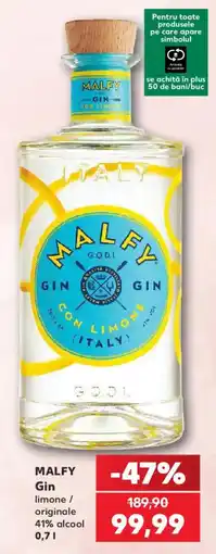Kaufland Malfy Gin limone / originale Ofertă