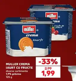 Kaufland muller crema iaurt cu fructe Ofertă