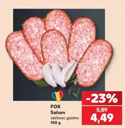 Kaufland Fox salam sârbesc gastro Ofertă