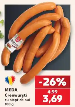 Kaufland Meda crenwurști cu piept de pui Ofertă
