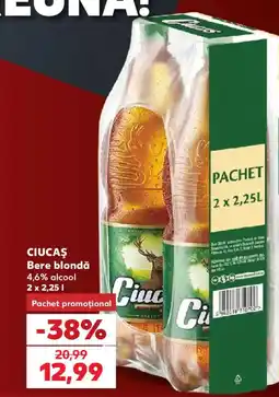 Kaufland Ciucas bere blondă Ofertă
