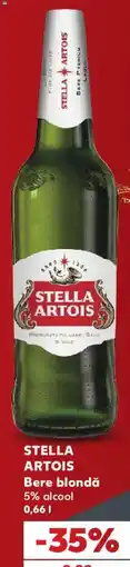 Kaufland Stella artois bere blondă Ofertă