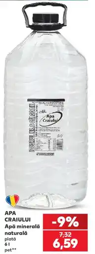 Kaufland Apa Craiului Apa minerala naturala Ofertă