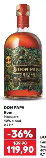 Kaufland Don Papa Rom Masskara Ofertă