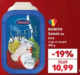 Kaufland Bonito salată cu icre crap și ceapă Ofertă