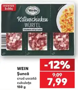 Kaufland Wein șuncă crud uscată cubulețe Ofertă