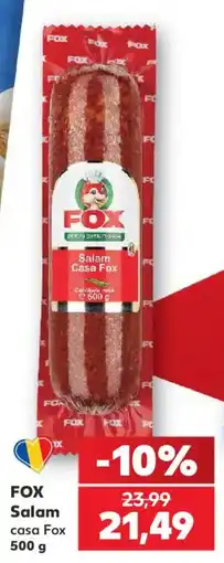 Kaufland Fox salam casa fox Ofertă