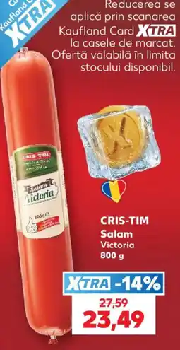 Kaufland Cris-tim salam victoria Ofertă