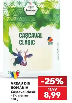Kaufland Vreau din România Cașcaval clasic Ofertă