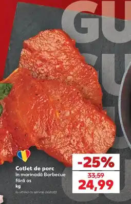 Kaufland Gugu cotlet de porc în marinadă barbecue fără os Ofertă