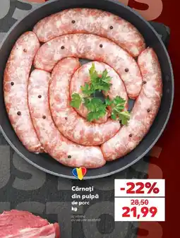 Kaufland Cârnați din pulpa de porc Ofertă