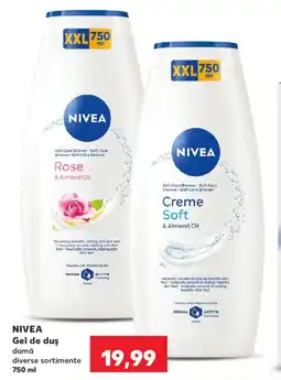 Kaufland Nivea gel de duș damă Ofertă