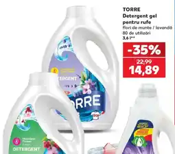 Kaufland Torre detergent gel pentru rufe Ofertă
