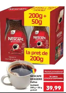Kaufland Nescafe brasero cafea instant Ofertă