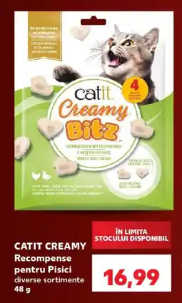Kaufland Catit creamy recompense pentru pisici Ofertă