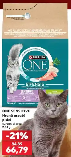 Kaufland One sensitive hrană uscată pisici Ofertă