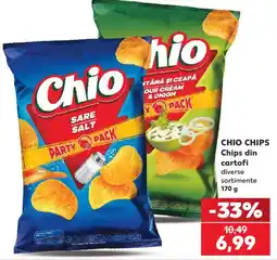 Kaufland Chio chips din cartofi diverse sortimente Ofertă