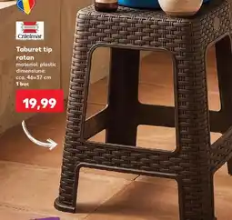 Kaufland Crilemar taburet tip ratan Ofertă