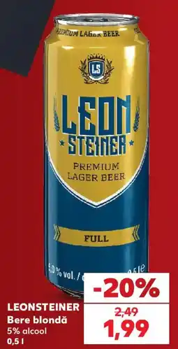 Kaufland Leonsteiner bere blondă Ofertă