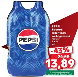 Kaufland Pepsi băutură răcoritoare carbogazoasă regular Ofertă