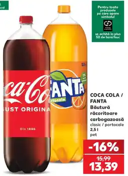 Kaufland Coca Cola / Fanta Ofertă
