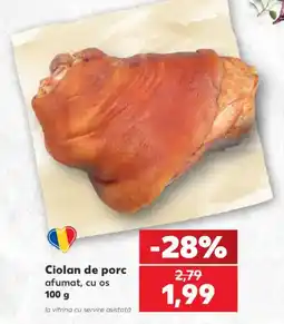 Kaufland Ciolan de porc afumat, cu os Ofertă