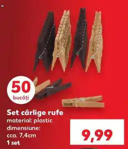 Kaufland Set cărlige rufe Ofertă