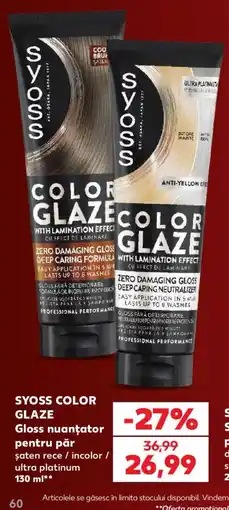 Kaufland Syoss color glaze Ofertă