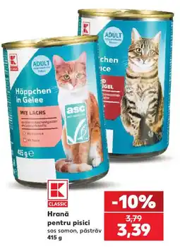 Kaufland Classic Hrană pentru pisici sos somon, păstrăv Ofertă