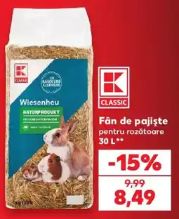 Kaufland K classic fân de pajiște pentru rozătoare Ofertă