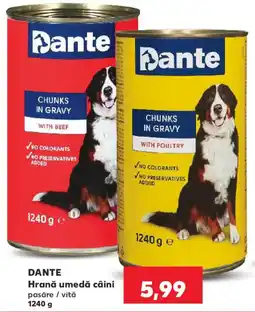 Kaufland Dante hrană umedă câini Ofertă