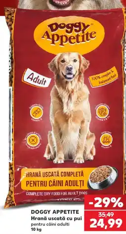 Kaufland Doggy Appetite Hrană uscată cu pui pentru câini adulți Ofertă