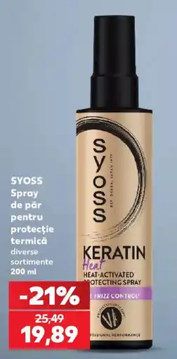 Kaufland Syoss spray de păr pentru protecție termică Ofertă