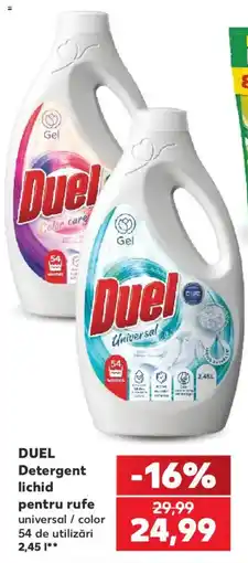 Kaufland Duel Detergent lichid pentru rufe universal / color Ofertă