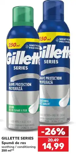 Kaufland Gillette Series Spumă de ras Ofertă