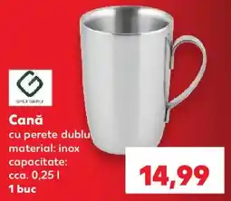 Kaufland Brinsera cana cu perete dublu Ofertă