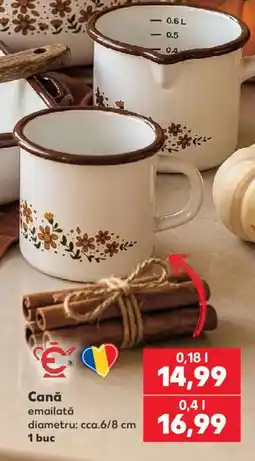 Kaufland E Cană emailată Ofertă