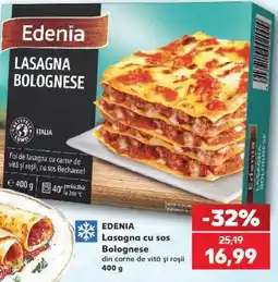Kaufland EDENIA Lasagna cu sos Bolognese Ofertă