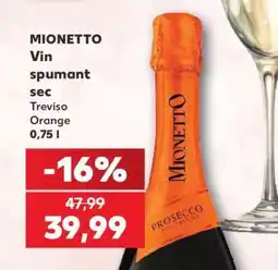 Kaufland MIONETTO Vin spumant sec Ofertă