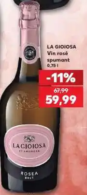 Kaufland LA GIOIOSA Vin rosé spumant Ofertă