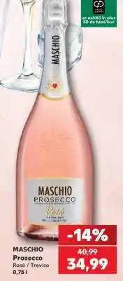 Kaufland MASCHIO Prosecco Rosé / Treviso Ofertă